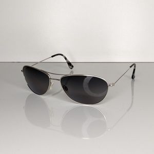 Maui Jim Baby Beach Aviator Polarized Titanium/Tortoise Sunglasses MJ-245-17